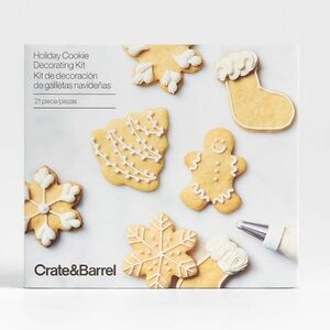 Crate&Barrel Festive Cookie Decorating Set